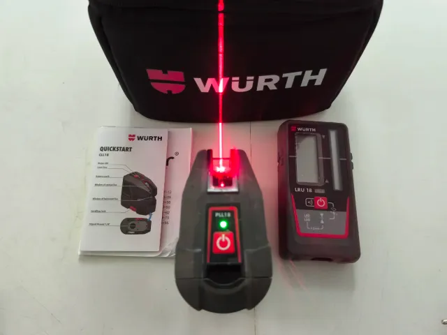 Nivel laser puntos y líneas PLL18 Wurth