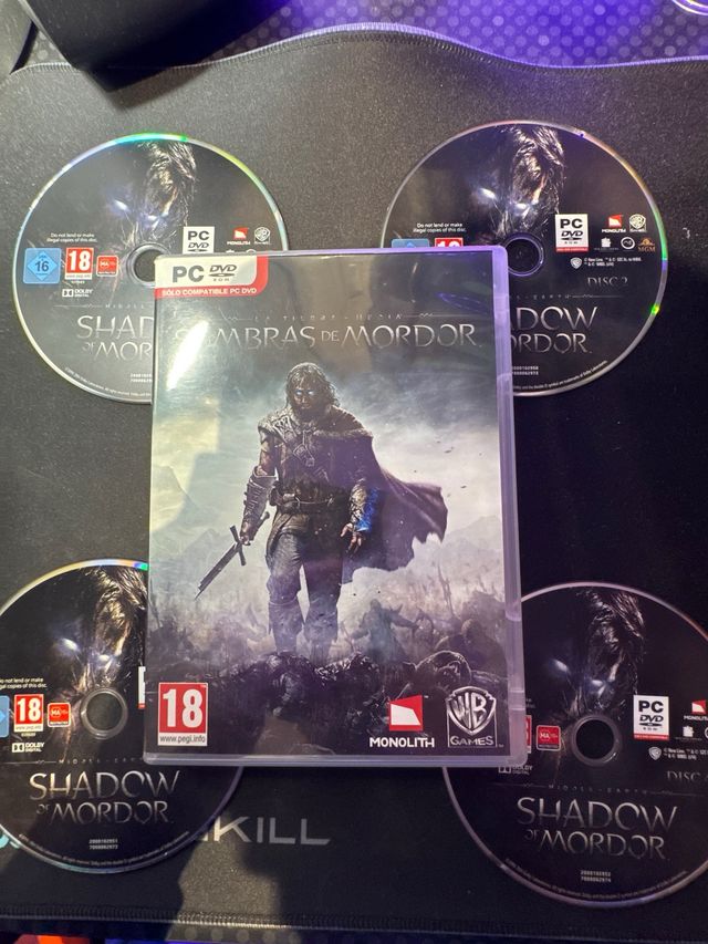 Videojuego PC La Tierra Media Sombras de Mordor