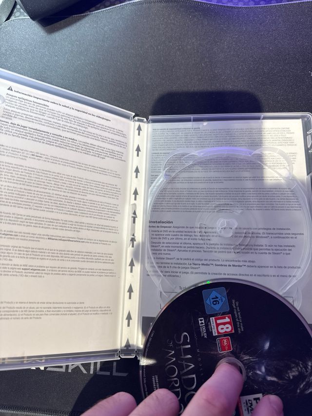 Videojuego PC La Tierra Media Sombras de Mordor