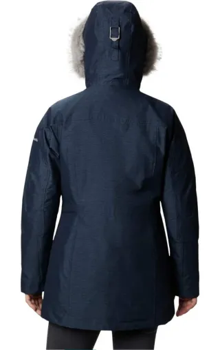 Abrigo impermeable azul