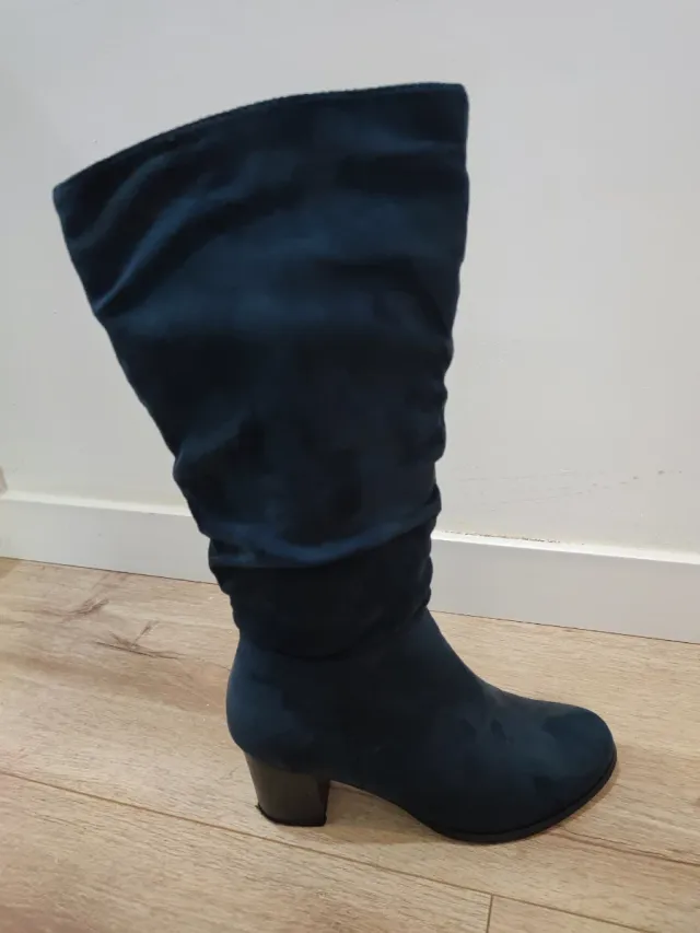 Botas altas azul marino