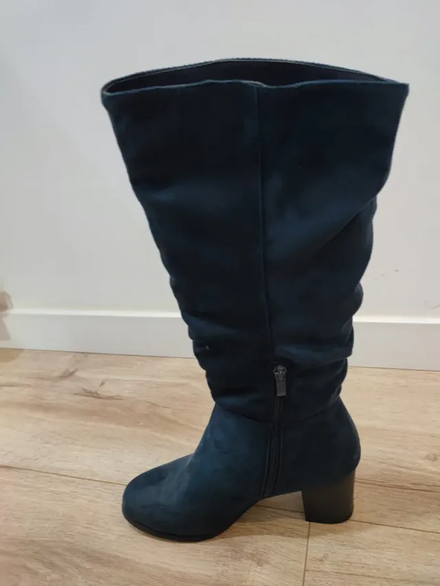 Botas altas azul marino