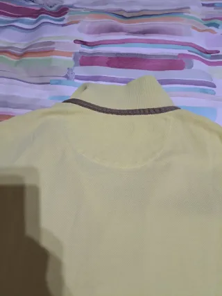 Polo Massimo Dutti Amarillo Hombre