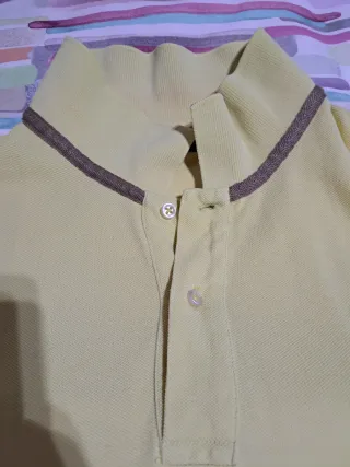 Polo Massimo Dutti Amarillo Hombre