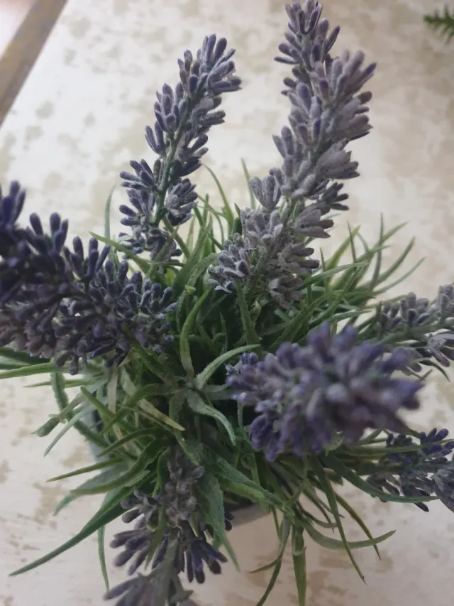 Maceta Lavanda Artificial