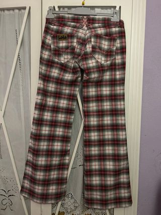 Pantalón Lois Vintage Cuadros 70s