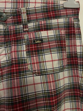 Pantalón Lois Vintage Cuadros 70s