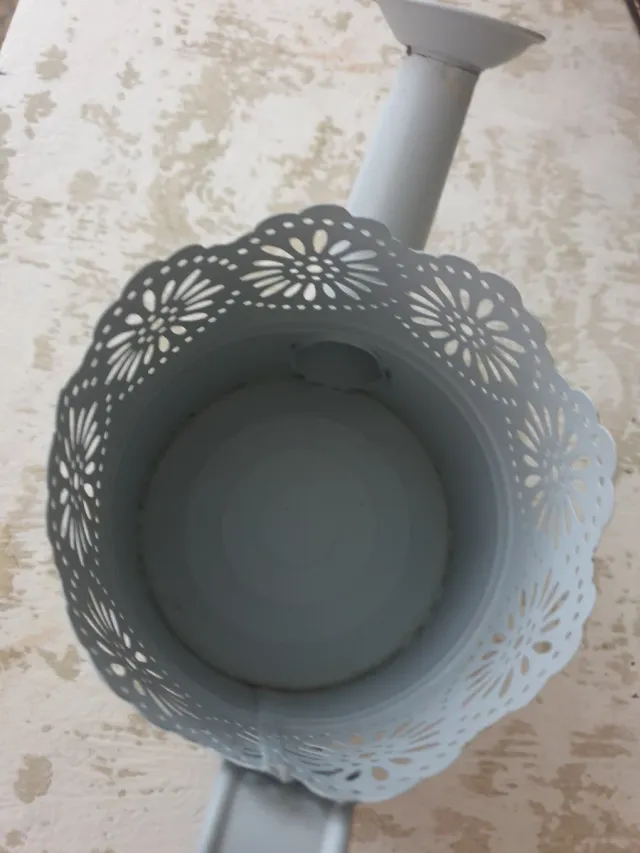 Mini regadera decorativa metal gris