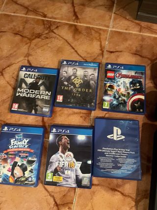 PS4 Slim 1TB + 2 Mandos + 6 Juegos