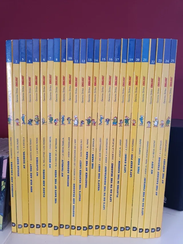LIBROS + CDs INGLES GERONIMO STILTON