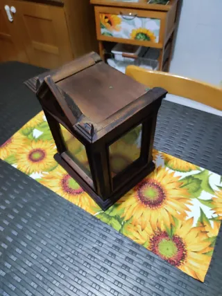 Piccola vetrinetta in legno antic