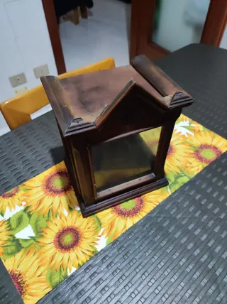 Piccola vetrinetta in legno antic