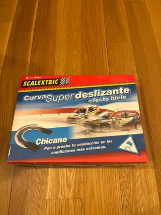 Scalextric Curva Super Deslizante Efecto Hielo