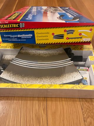 Scalextric Curva Super Deslizante Efecto Hielo
