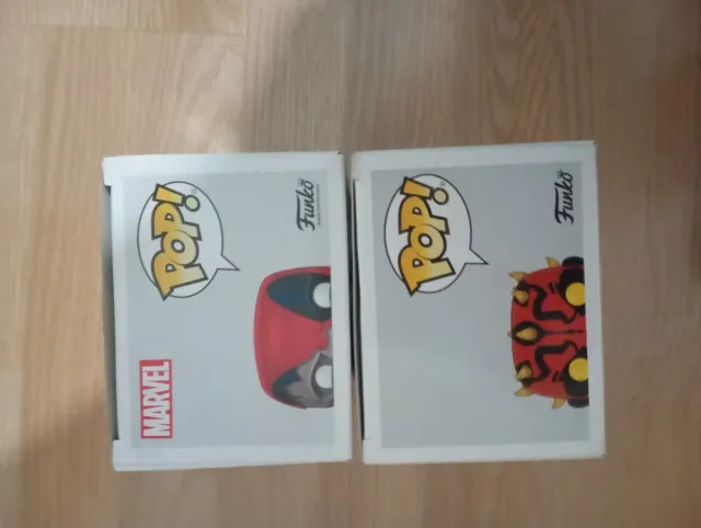 2 Funko Pop Star Wars y Marvel Zombies