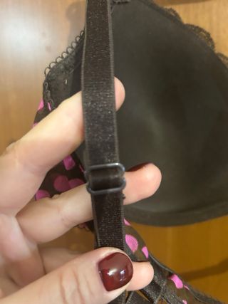 Reggiseno push up Tezenis pois rosa