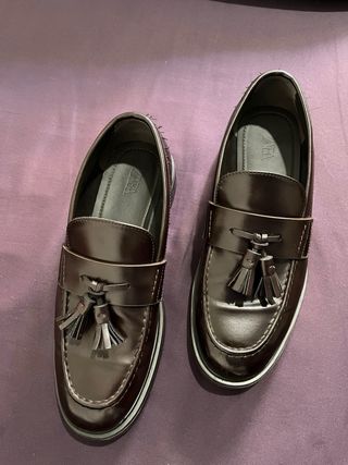 Zapatos de vestir Zara marrones