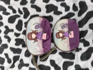 Neceser Gorjuss Morado y Multicolor