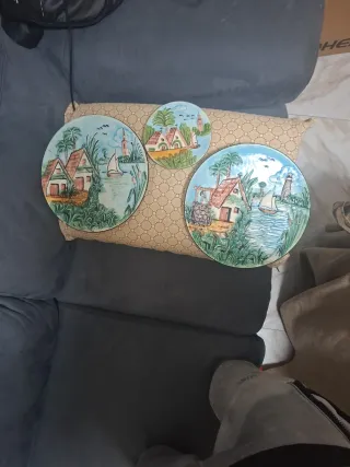 Set di 3 piatti decorativi Paesaggio valencia