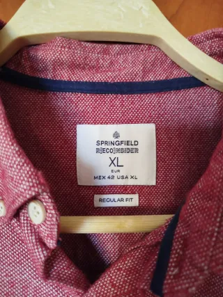 Camisa Springfield con Coderas Talla XL