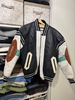 Chaqueta Cuero Vintage 90s WHEREMI Michael Hoban