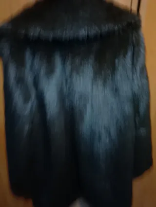 Abrigo pelo mujer marrón Talla única