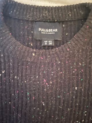 Jersey Pull&Bear Negro con puntos