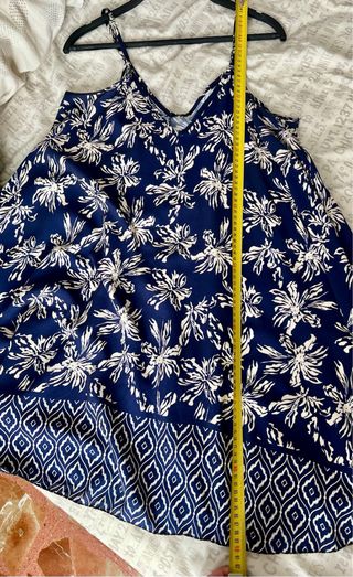 Vestido Veraniego Azul y Blanco