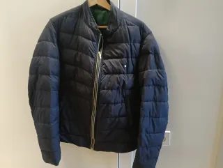 Chaqueta acolchada Purificación García azul