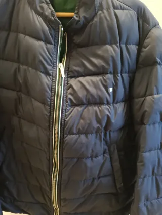 Chaqueta acolchada Purificación García azul