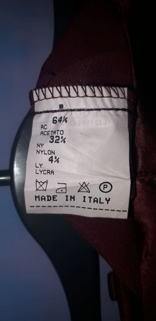 Corpetto e pantaloni eleganti, bordeaux, taglia S