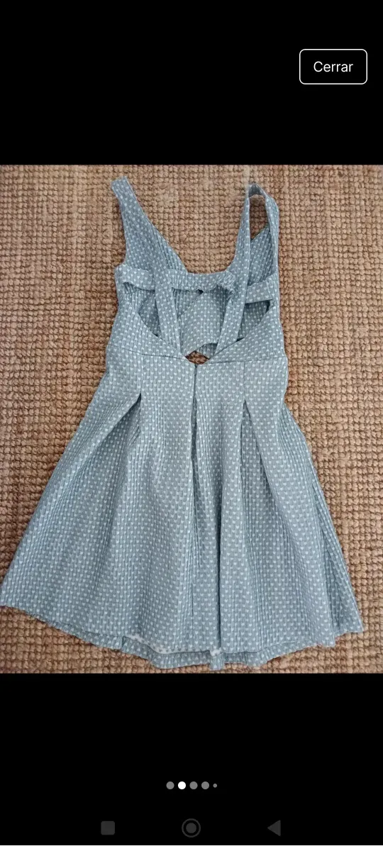Vestido cóctel azul
