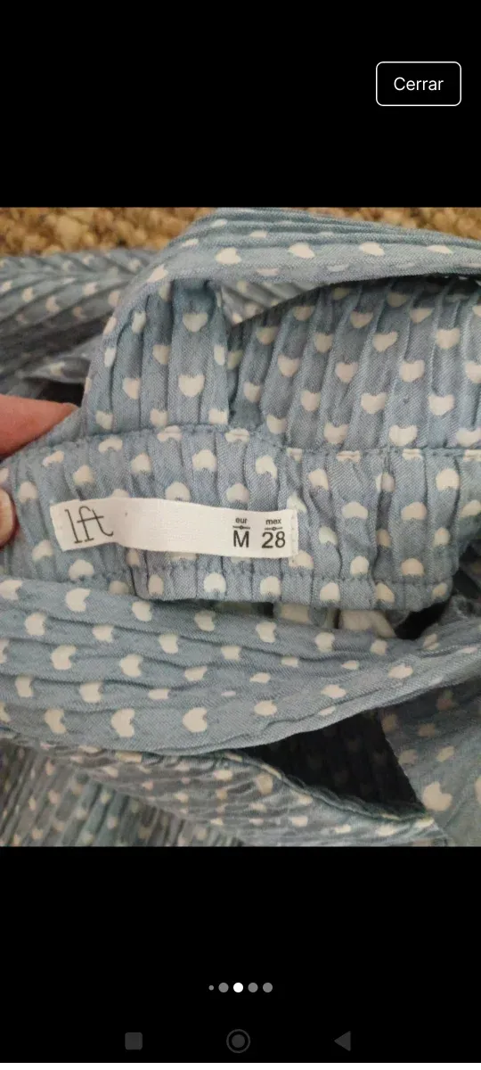 Vestido cóctel azul