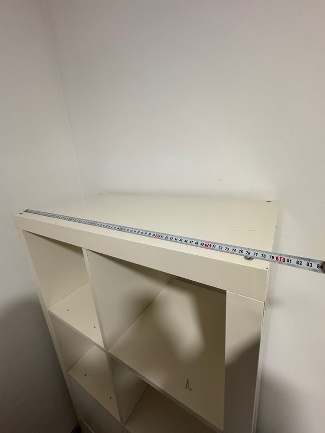 estanterías blancas ( 4 muebles )