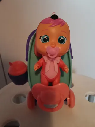 Bebe lloron con carrito.CRYING BABIES MAGIC.