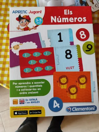 Puzzle Clementoni números y animales