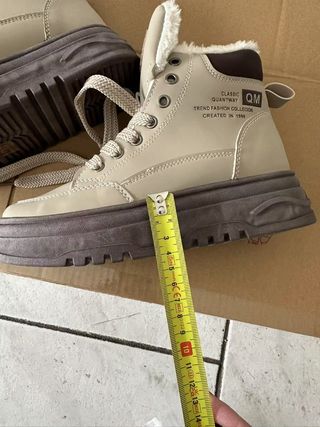 ALOYLIBA Scarpe invernali beige/grigie