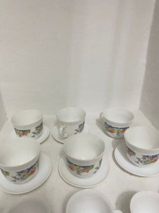 Vajilla tazas vasos pontesa cubitera cubertería