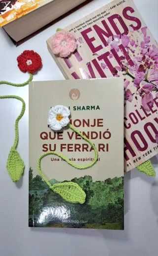Marcapaginas a crochet para libros