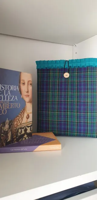 Funda tela libros/ipad/ebooks cuadros