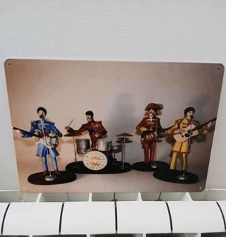 Targa Beatles caricature S.Pepper