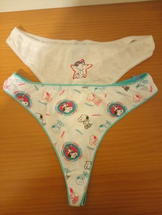 Pack 2 tangas Snoopy Talla G