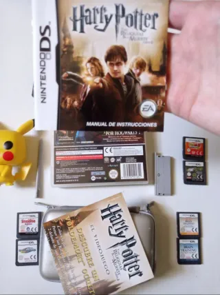 Nintendo DS Lite Plateada + Juegos y Accesorios