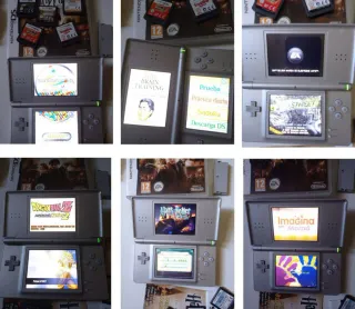 Nintendo DS Lite Plateada + Juegos y Accesorios