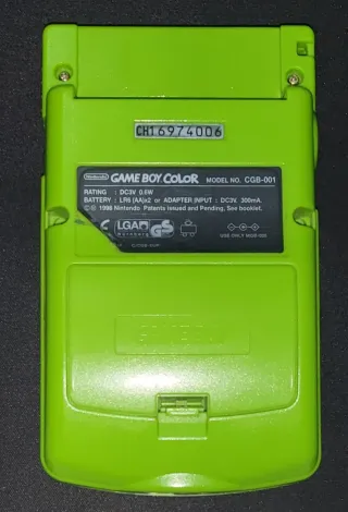 Nintendo Game Boy Color Verde + Gioco Pokemon Blu