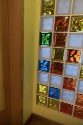 Ladrillos de cristal pavés de colores