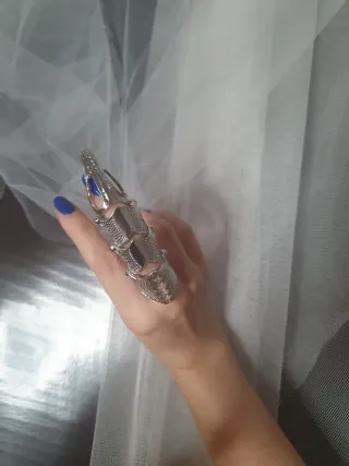 Anillo garra metal articulado unisex