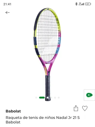 Raqueta Tenis Junior Nadal Babolat