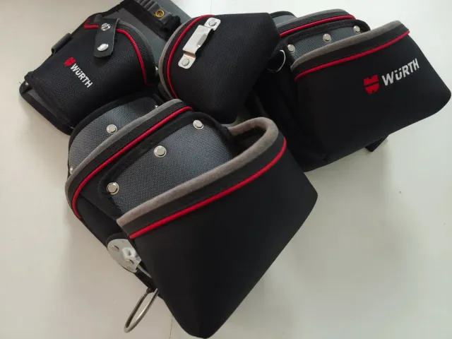 Juego cinturón y bolsa de trabajo Wurth nuevo
