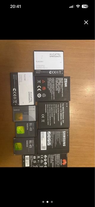 Confezione di batterie per cellulari Alcatel, Nokia, Samsung, ZTE